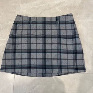 Nike Golf Grey Plaid Skort